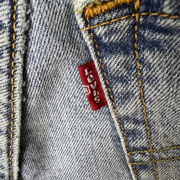 Levis Jeans Mens Size 29X30 Slim Taper Butterfly Dragonfly Embroidered - Picture 13 of 16